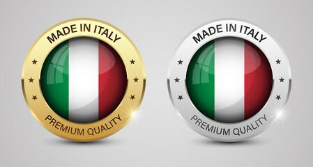 Made in Italy graphics and labels set.