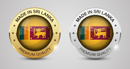 Made in Sri Lanka graphics and labels set.