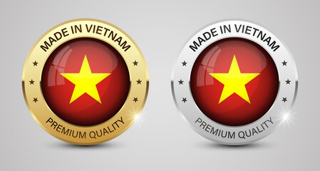 Made in Vietnam graphics and labels set.