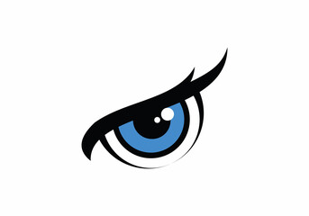 icon symbol eye logo design inspiration template.