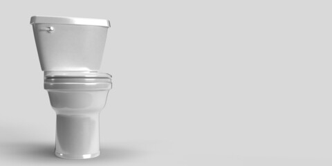 toilet seat bowl white clean sanitary interior bath washroom wc furniture equipment luxury modern ceramic house protection covid-19 corona virus epidemic health care public.3d render