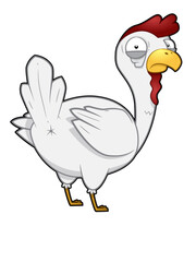Guess What? Chicken Butt Cartoon Illustration