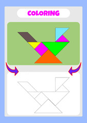 This worksheet is about coloring the pictures.