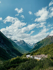 Beautiful mountains in Norway