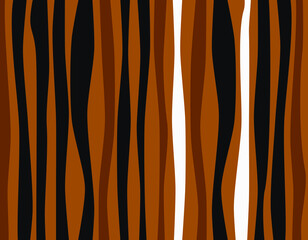 Vector Tiger background. Seamless pattern.Animal leopard print.