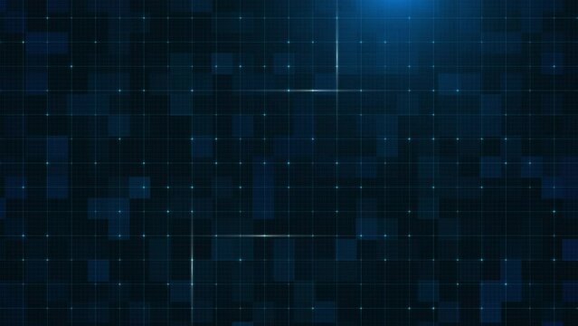 4K Plexus grid of lines and dots in perspective loop studio background. Modern Interface Digital Graphs. Big Data. news, high tech product Cyberspace Particles and Digital Data Network Connections.