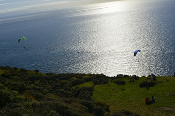 Gliding on the sea