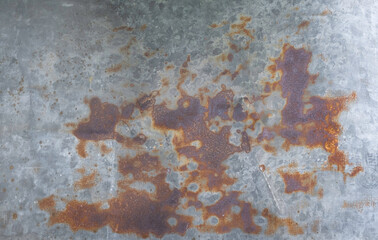 Rusted metal sheet texture