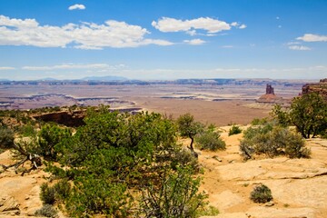 Canyonlands National Park in southeastern Utah, a dramatic desert landscape carved by the Colorado River. 