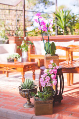 flower arrangement for wedding party