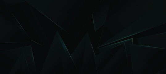 Obraz premium Abstract Elegant diagonal striped green background black abstract dark 