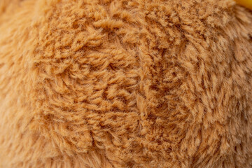 brown fur texture close-up abstract background