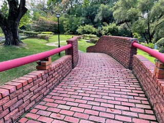 stone bridge in the park