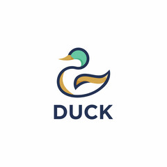Obraz premium Duck Logo