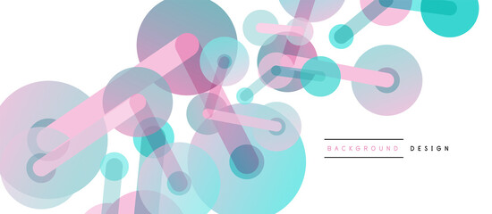 Network concept abstract background. Dots connection. Big data idea. Business template for wallpaper, banner, background or landing