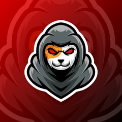 vector graphics illustration of a cat mascot in esport logo style. perfect for game team or product logo
