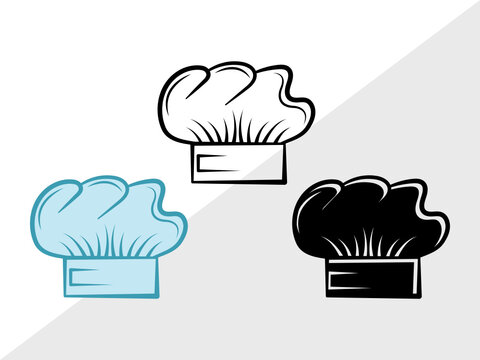 Chef Hat SVG | Chef Svg | Cook Hat Svg | Koki Hat Svg | Kitchen Clipart
