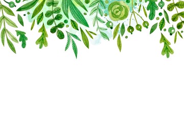 Vector colorful watercolor backgrounds for business card or flyer template