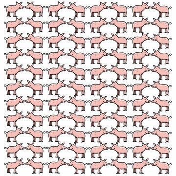 Schweinchen Muster