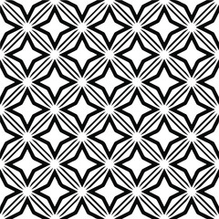 Seamless vector pattern in geometric ornamental style. black and white pattern.Design element for prints, backgrounds, template, web pages and textile pattern. Geometric art.
