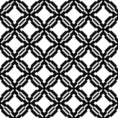 Seamless vector pattern in geometric ornamental style. black and white pattern.Design element for prints, backgrounds, template, web pages and textile pattern. Geometric art.