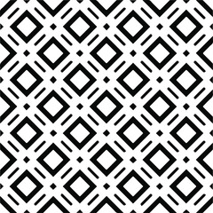 Seamless vector pattern in geometric ornamental style. black and white pattern.Design element for prints, backgrounds, template, web pages and textile pattern. Geometric art.