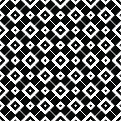 Seamless vector pattern in geometric ornamental style. black and white pattern.Design element for prints, backgrounds, template, web pages and textile pattern. Geometric art.