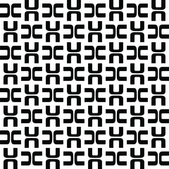 Seamless vector pattern in geometric ornamental style. black and white pattern.Design element for prints, backgrounds, template, web pages and textile pattern. Geometric art.