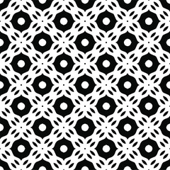 Seamless vector pattern in geometric ornamental style. black and white pattern.Design element for prints, backgrounds, template, web pages and textile pattern. Geometric art.