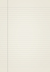 Fototapeta premium White paper sheet with line pattern background.