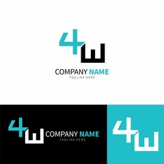 4W Logo Design Template