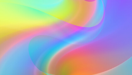 Abstract multicolored blurred glowing background.