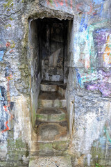 Fototapeta na wymiar Bunker entrance