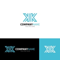 Letter KK Logo Design Template