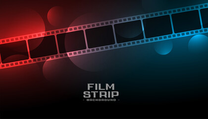 film strip with light effect cinema background