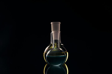 Image of glass vessels. Flasks.