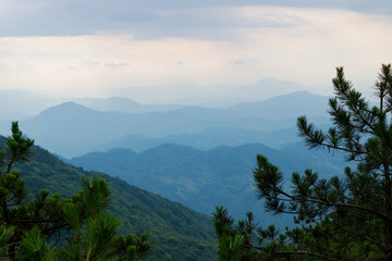 view from the top of mountain
