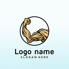 Luxury GYM logo design. Logo with fitness inspiration