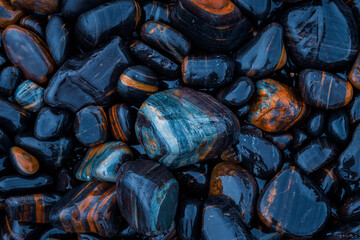 Rock photo for pattern background, Hin Ngam Beach, Lipe island, Satun Province, Thailand, where you can watch the sunrise and sunset on the same beach.