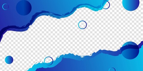 Colorful banner template with gradient color. Design with liquid shapes. brus wave concept