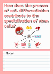 Obraz premium Science Experiment Log Worksheet