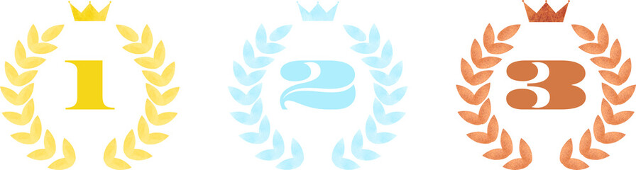 ランキングの素材セット