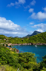 Bay Grande Baie, Terre-de-Bas, Iles des Saintes, Les Saintes, Guadeloupe, Lesser Antilles, Caribbean.