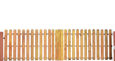 fence isolated on white