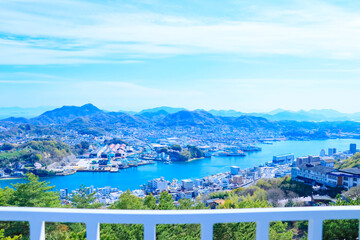 千光寺公園頂上展望台から見える尾道の街並