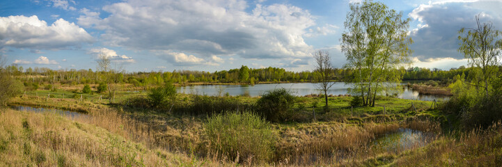 view on the marshes of Episy