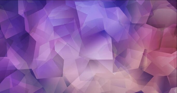 4K looping light blue, red polygonal abstract animation. High-quality clip in twirl style with gradient. Flicker for designers. 4096 x 2160, 30 fps. Codec Photo JPEG.