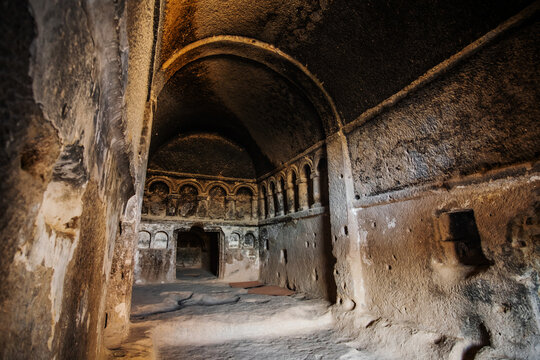 Astonishing Selime Monastery monks' living quarters in Cappadocia, Turkey