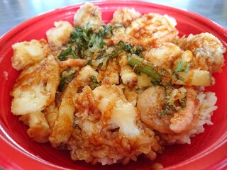 かき揚げ天丼
