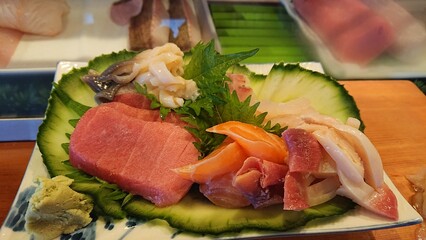 刺身の盛り合わせ